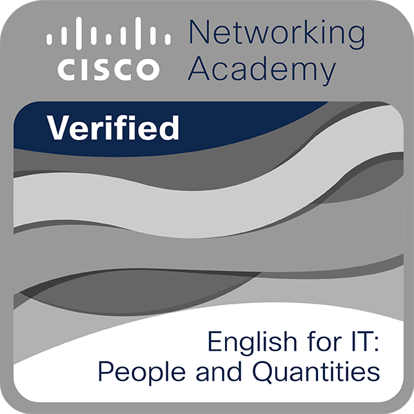 Badge English IT People Quantities